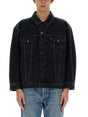 SAINT LAURENT Oversized Denim Jacket - Size 48