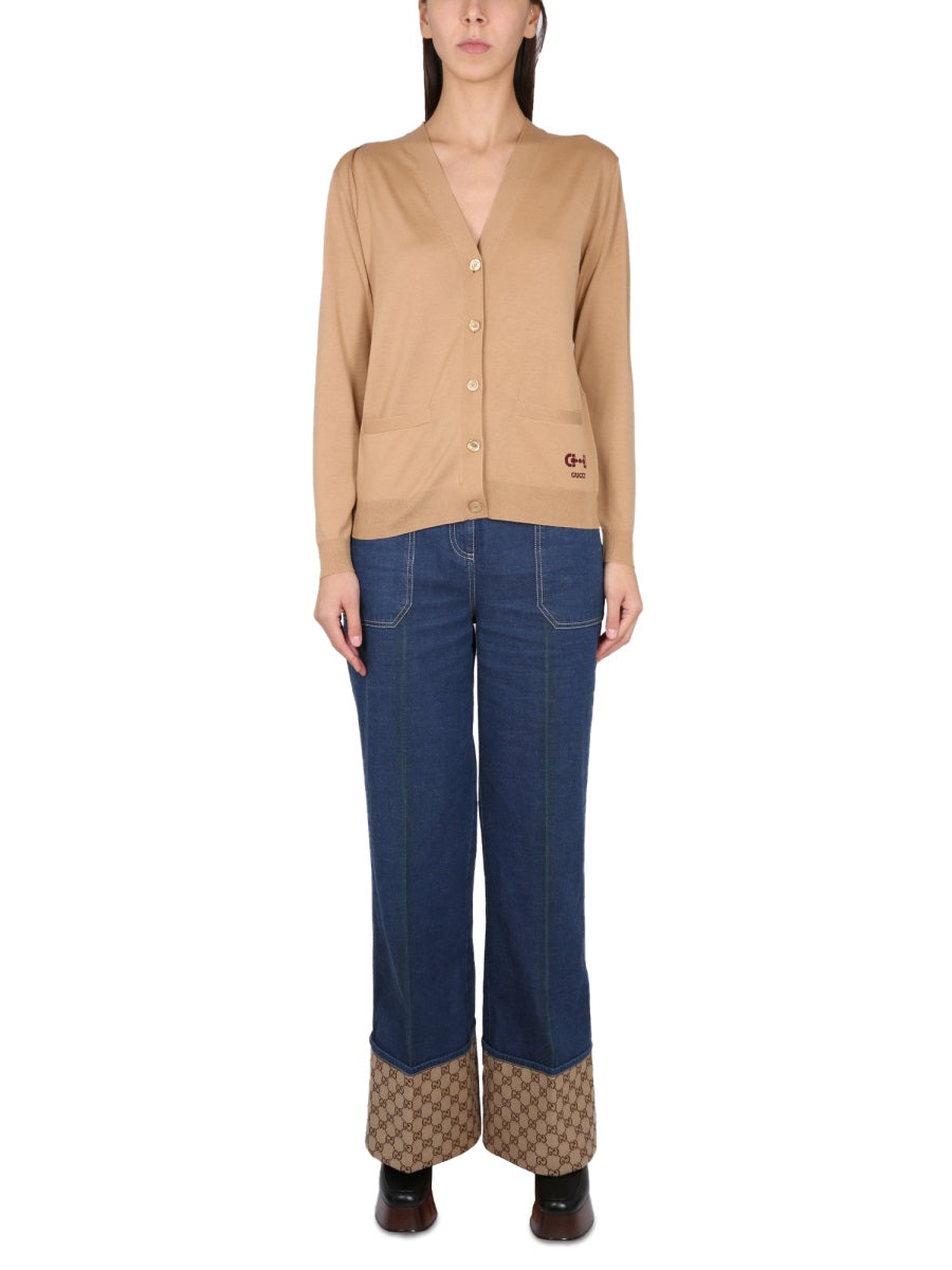 GUCCI Chic V-Neck Cardigan for Women