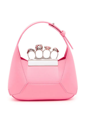 ALEXANDER MCQUEEN Jeweled Mini Hobo Handbag