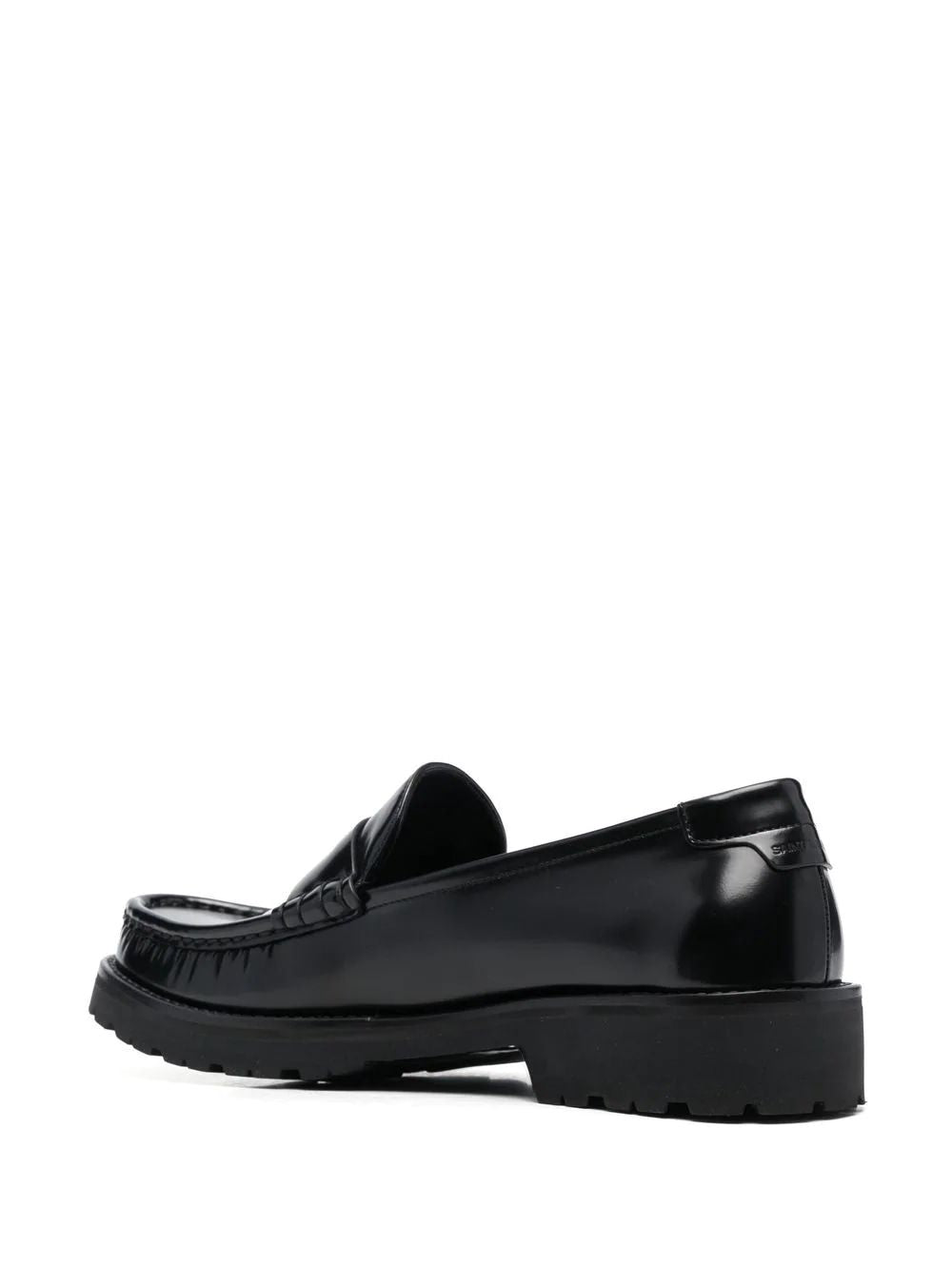 SAINT LAURENT Men's Classic Black Moccasins for SS23