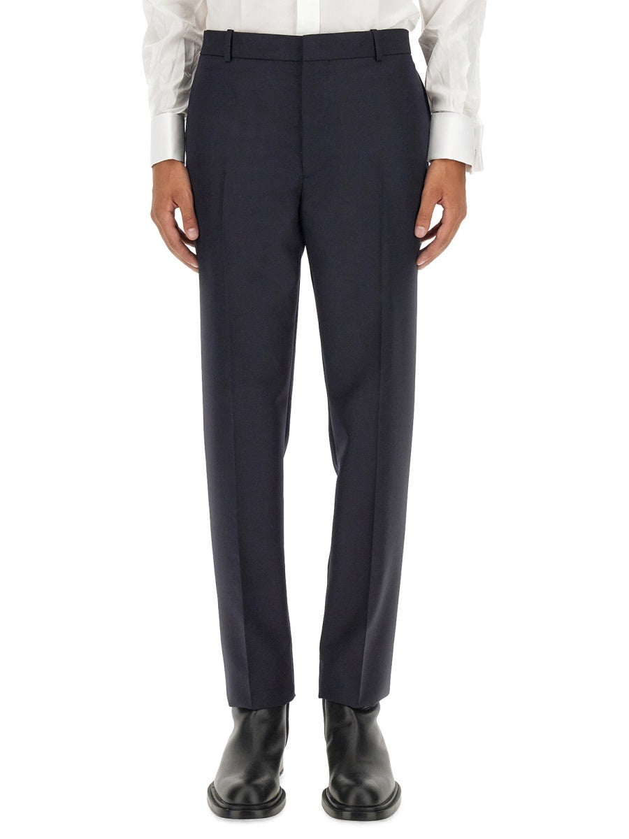 ALEXANDER MCQUEEN Tailored Pants - Regular Fit, Size 50 IT