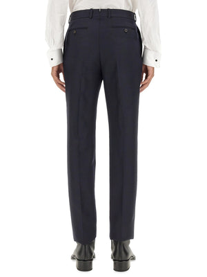 ALEXANDER MCQUEEN Tailored Pants - Regular Fit, Size 50 IT