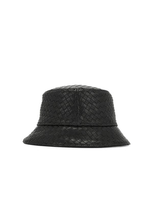 BOTTEGA VENETA Woven Leather Bucket Hat - Unisex