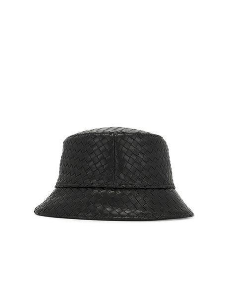 BOTTEGA VENETA Woven Leather Bucket Hat - Unisex