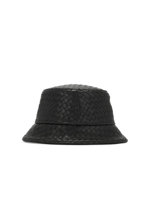 BOTTEGA VENETA Woven Leather Bucket Hat - Unisex