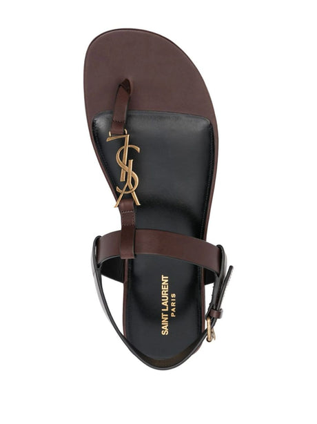 SAINT LAURENT Trendy Men's T.MORO Cassandra Sandals for FW23