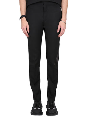 ALEXANDER MCQUEEN Men's Tailored Virgin Wool Pants