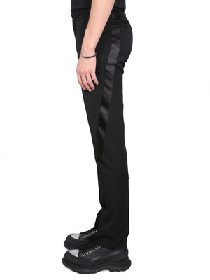 ALEXANDER MCQUEEN Men's Tailored Virgin Wool Pants