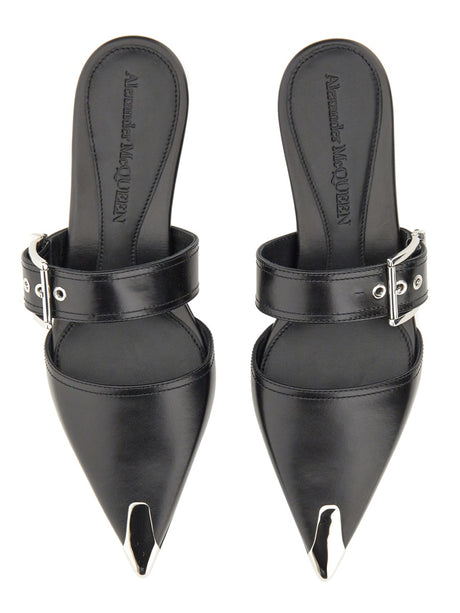 ALEXANDER McQUEEN Flat Punk Style Shoes with 2 cm Heel