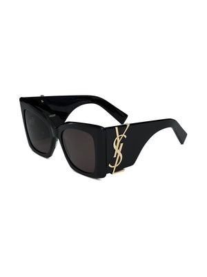 SAINT LAURENT Oversized Acetate Sunglasses with Logo-Embellished Arms