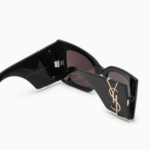 SAINT LAURENT Oversized Acetate Sunglasses with Logo-Embellished Arms