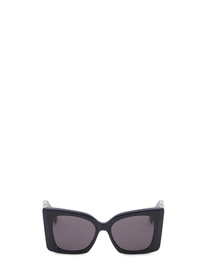 SAINT LAURENT Oversized Acetate Sunglasses with Logo-Embellished Arms