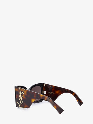 SAINT LAURENT Oversized Acetate Sunglasses with Logo-Embellished Arms