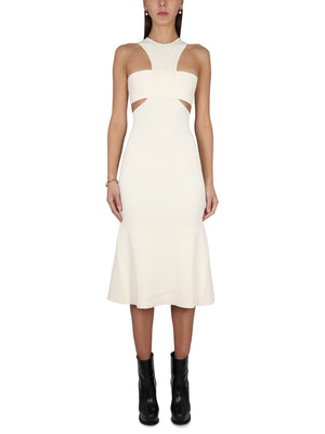 ALEXANDER McQUEEN Mini Harness Dress with Back Zipper Closure