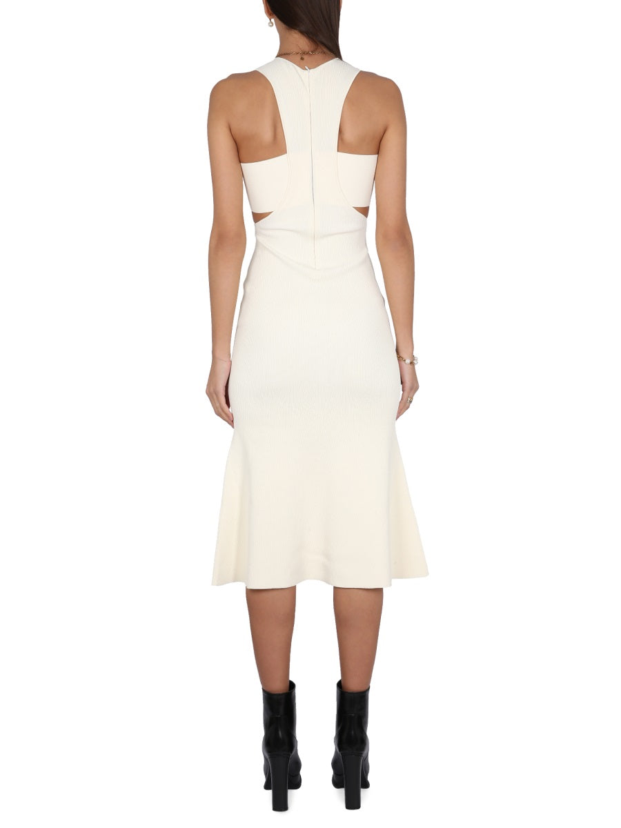 ALEXANDER McQUEEN Mini Harness Dress with Back Zipper Closure