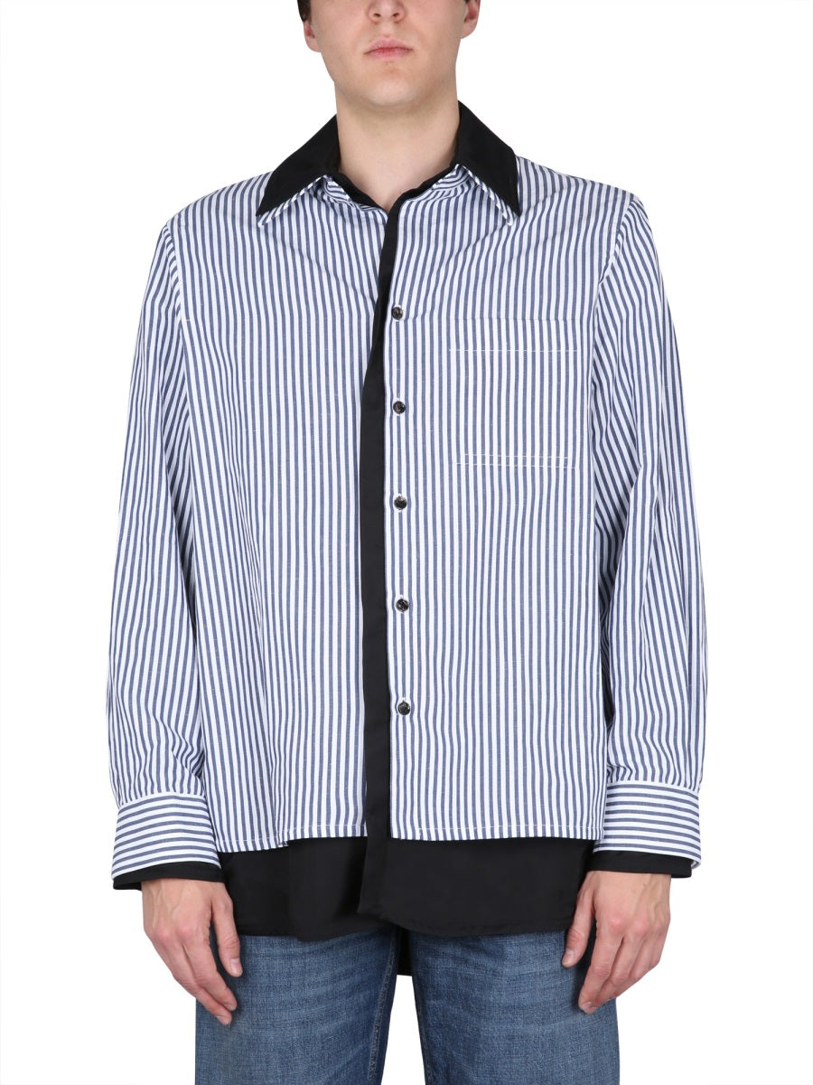 BOTTEGA VENETA Double Neck Button Closure Shirt for Men