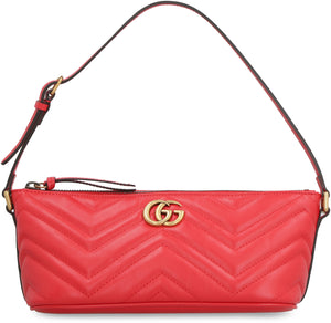 GUCCI Quilted Leather Shoulder Bag with Gold-Tone Logo for Women