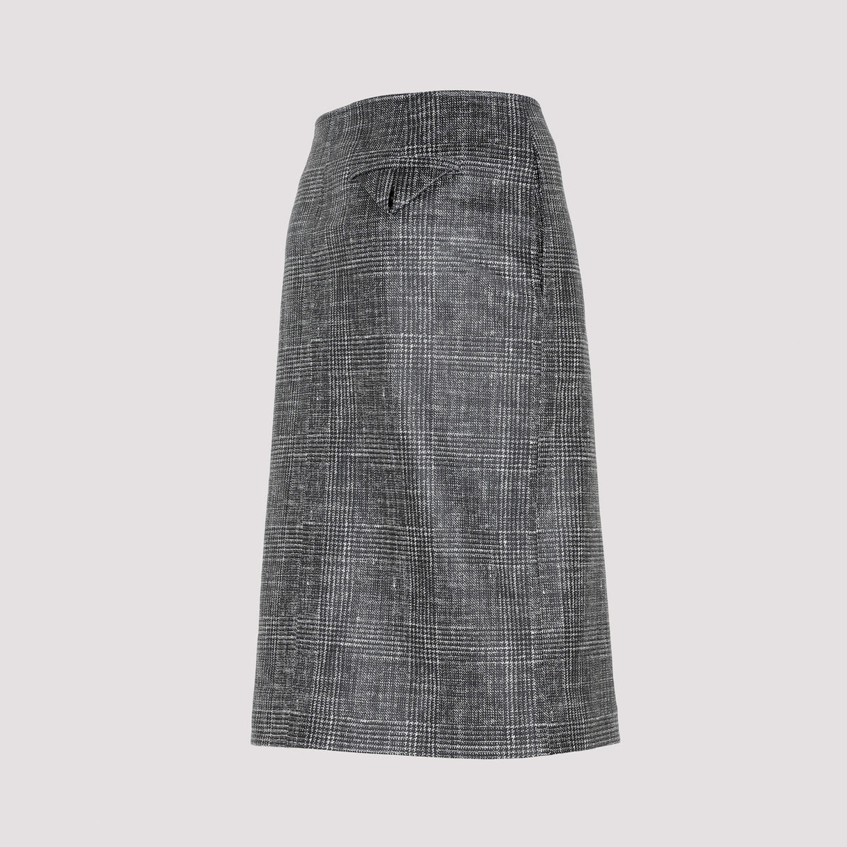 BOTTEGA VENETA Printed Leather Midi Skirt for Women