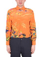 ETRO Floral Silk Shirt with Pointed Collar