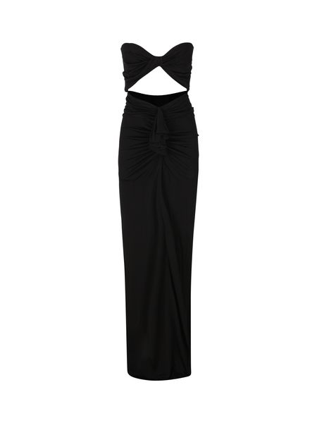 SAINT LAURENT Cut Out Long Dress