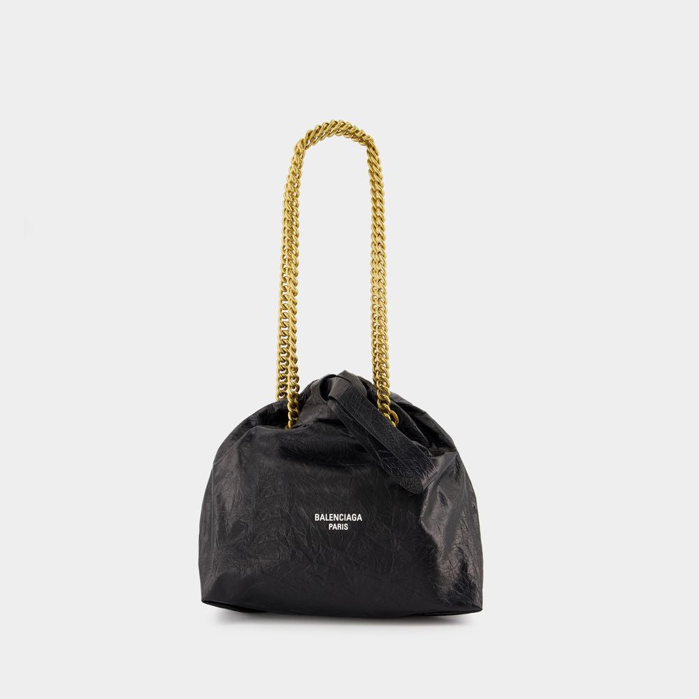 BALENCIAGA Mini Crush Tote Handbag