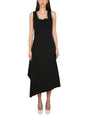 BOTTEGA VENETA Asymmetrical Midi Dress