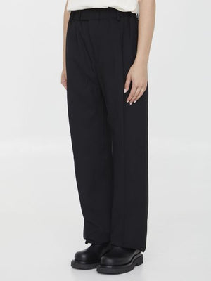 BOTTEGA VENETA Tailored Virgin Wool Trousers with Elasticated Waistband