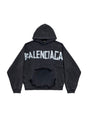 BALENCIAGA Ripped Pocket Hoodie for Men - SS25 Edition