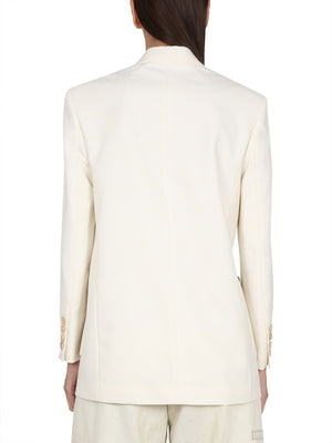 PALM ANGELS Women's Blazer with Knit Detail