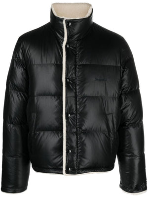 SAINT LAURENT Men's Puff Down Shearling Lined Jacket