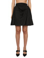 ALEXANDER MCQUEEN Cotton Mini Skirt with Elastic Waistband