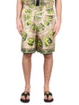 VERSACE Men's Bermuda Shorts with Elastic Waistband