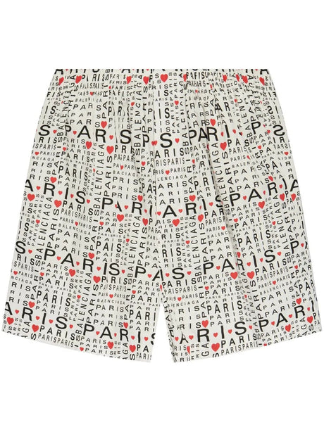 BALENCIAGA Men's Mini Pyjama Shorts