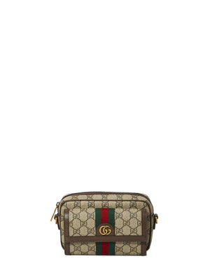 GUCCI Mini Handbag with Iconic Double G and Adjustable Strap