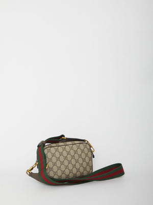 GUCCI Mini Handbag with Iconic Double G and Adjustable Strap