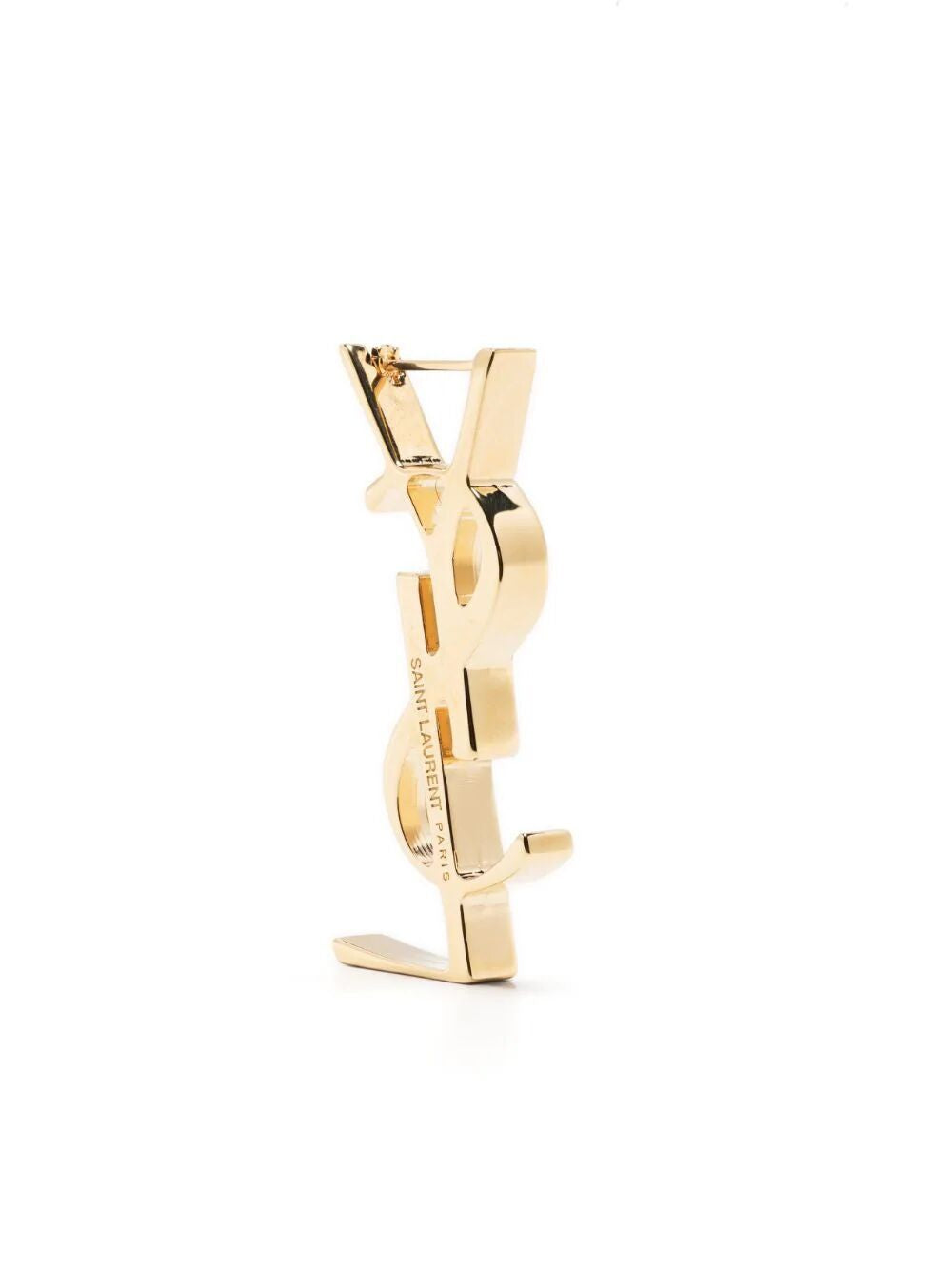 SAINT LAURENT Mini Monogram Lettering Earrings