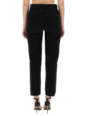 SAINT LAURENT Regular Fit Women's Jeans - Size 27