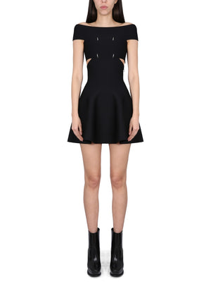 ALEXANDER MCQUEEN Sophisticated Bare Shoulder Mini Dress