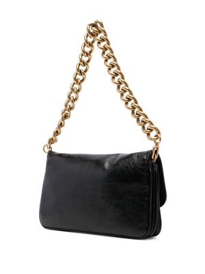 BALENCIAGA Mini Flap Leather Handbag