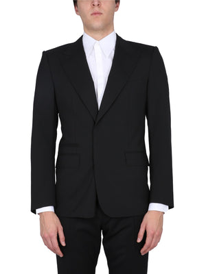 DOLCE & GABBANA Tailored Single-Breasted Jacket for Men