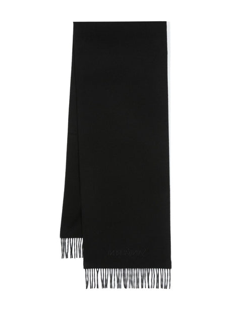 SAINT LAURENT Fringed Cashmere Scarf