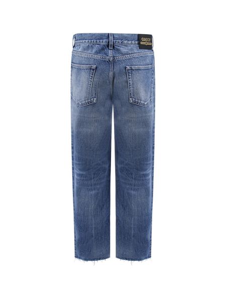 GUCCI Straight-Leg 5-Pocket Jeans