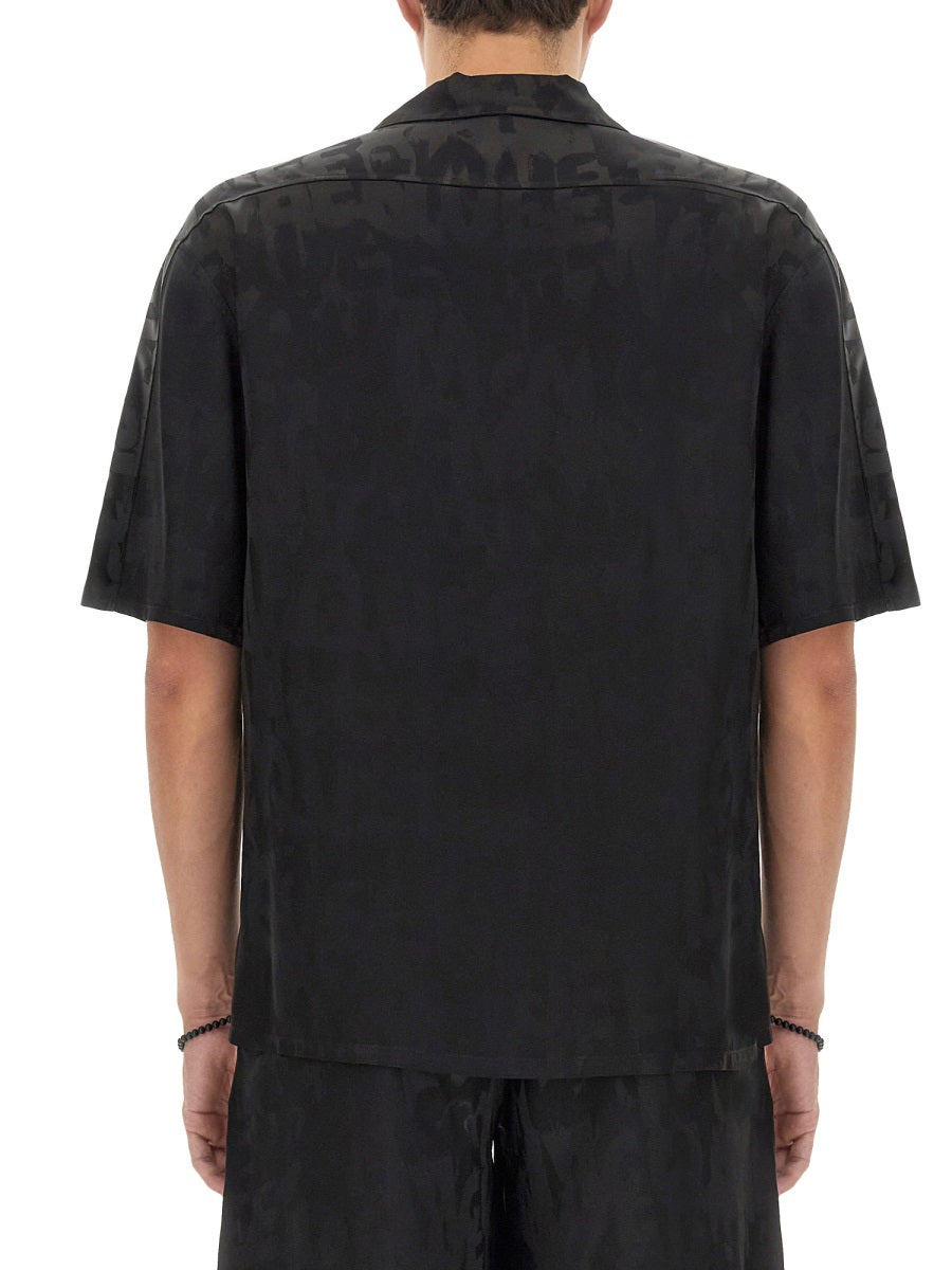 ALEXANDER MCQUEEN Graffiti Logo Shirt - Regular Fit