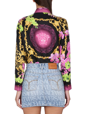 VERSACE Jellyfish Print Mini Shirt