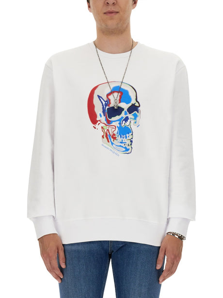 ALEXANDER MCQUEEN Skull Graphic Sweatshirt