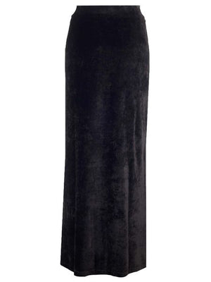 BALENCIAGA Elegant Velvet Long Skirt for Women