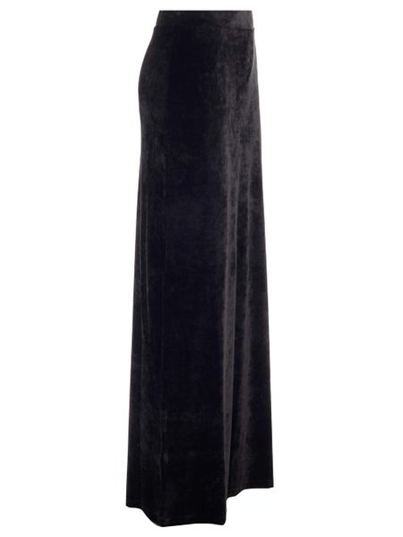 BALENCIAGA Elegant Velvet Long Skirt for Women