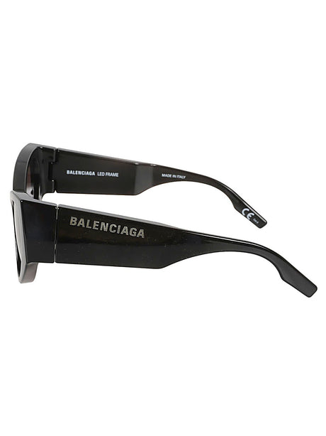 BALENCIAGA Engraved Logo Cat-Eye Sunglasses