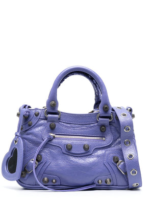 BALENCIAGA Mini Leather Shoulder Handbag