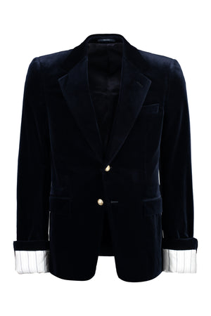 GUCCI Single-Breasted Velvet Jacket